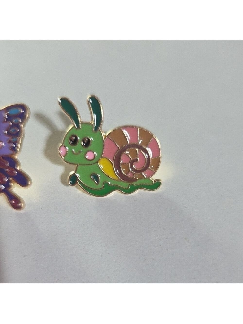 Insect Enamel Pin Trio - Picture 4 of 6